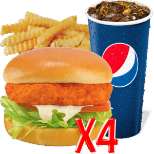 4 Chicken Sandwich Combo