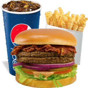 Double Colossal Burger Combo