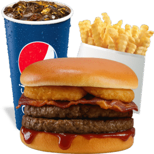 Western Bacon Burger Combo
