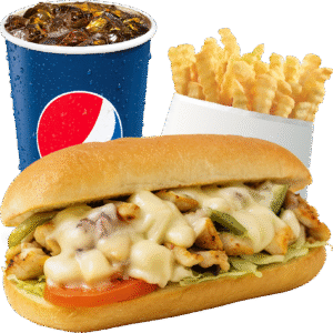 Philly Cheese Chicken Combo