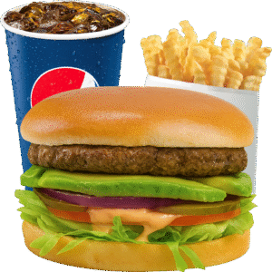 Avocado Burger Combo